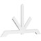 Ekena Millwork Vanguard Architectural Grade PVC Gable Bracket, 72"W x 39"H x 2"D x 4"F, 13/12 Pitch GBP072X39X0204VAN00 - alternate 1